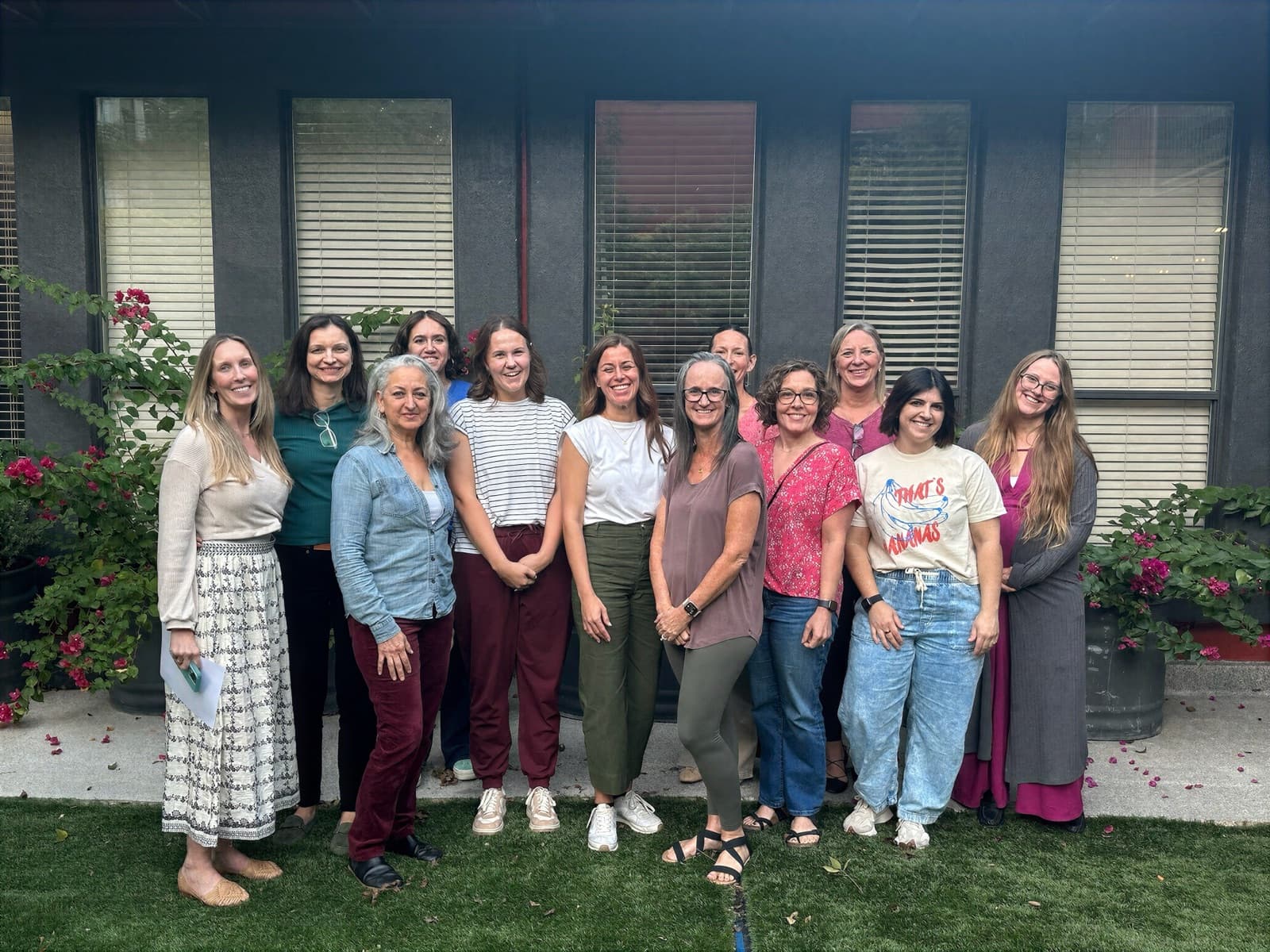 Birth professionals gathered with Dr. Kacie Culotta at a past Latched Beginnings workshop